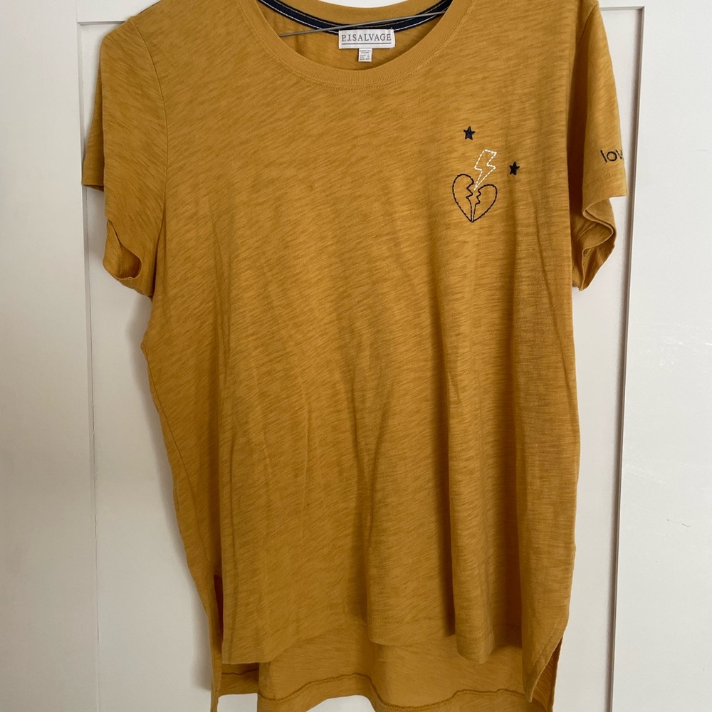 P.J. Salvage Mustard Yellow Top